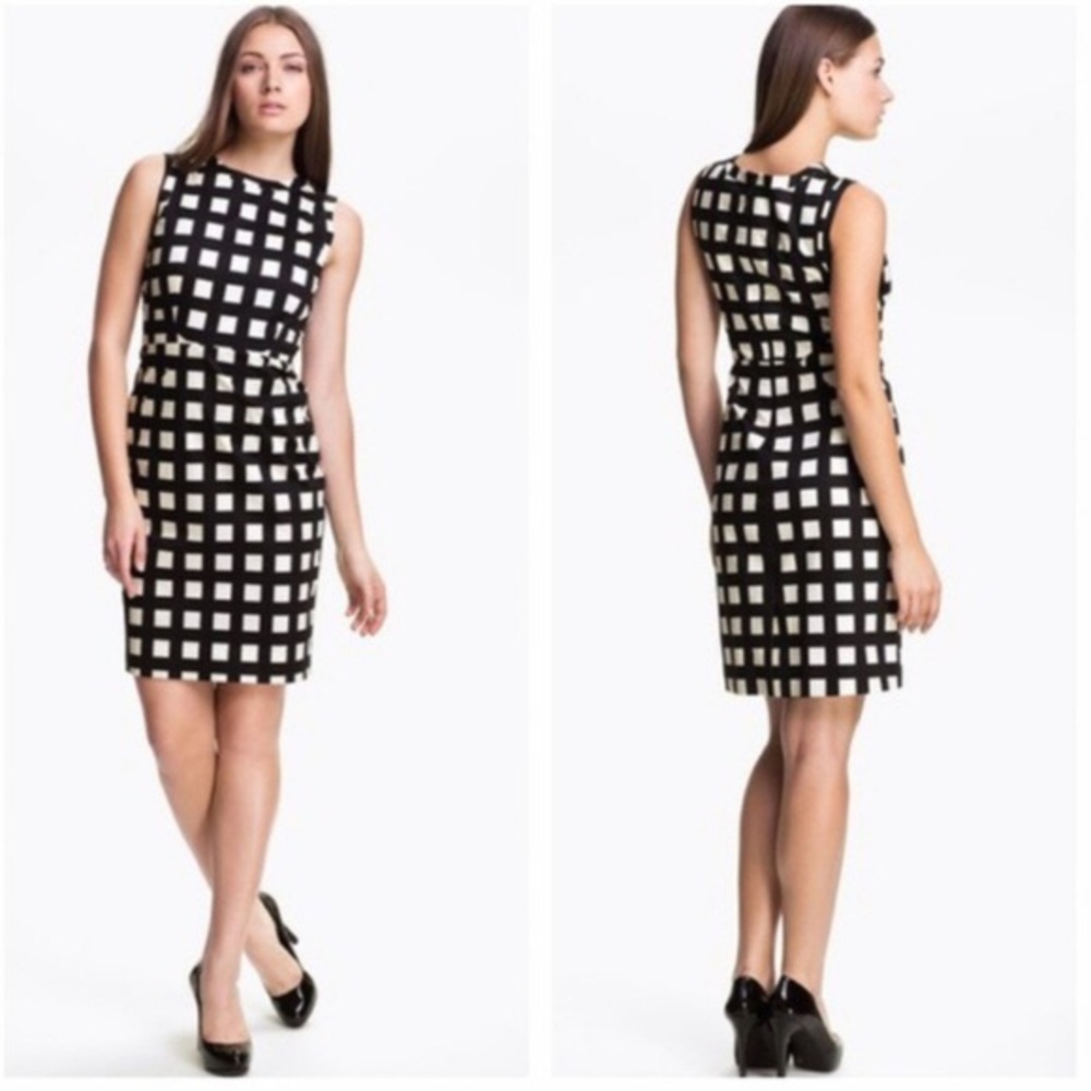 Kate Spade Black and White Check Dress